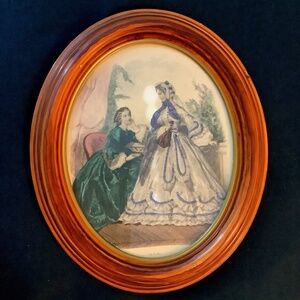 Vintage Art Hugo W Schmidt Framed Leroy Imp Paris Pictures